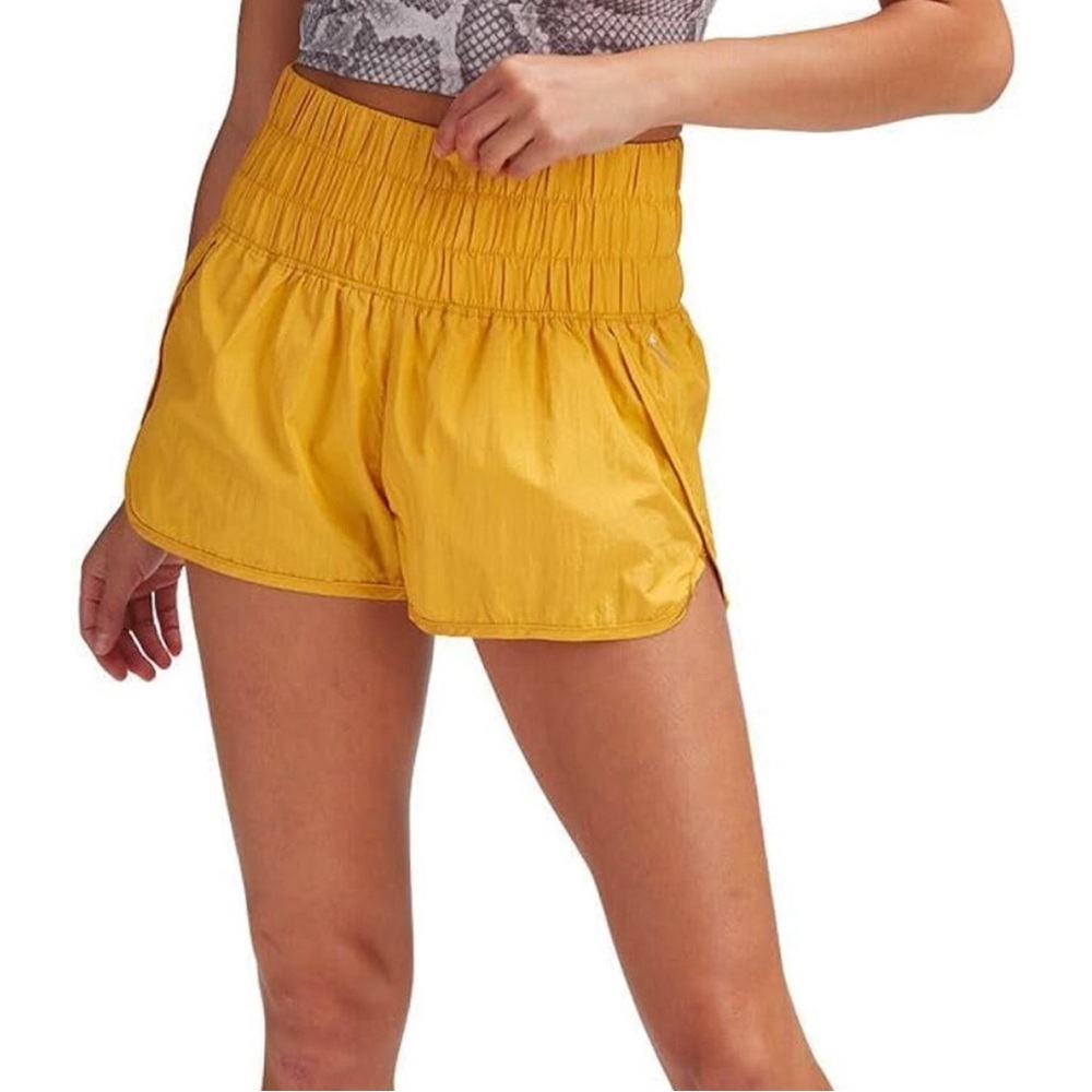 FP Movement by Free People Yellow Athletic Shorts